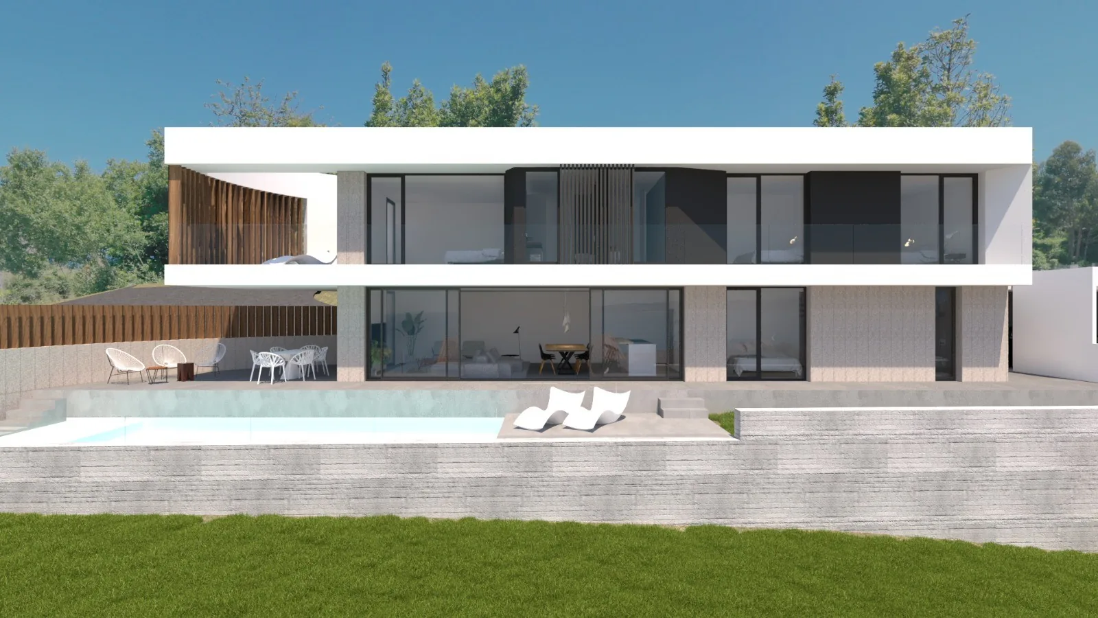 Vivienda contemporánea con acabados de calidad